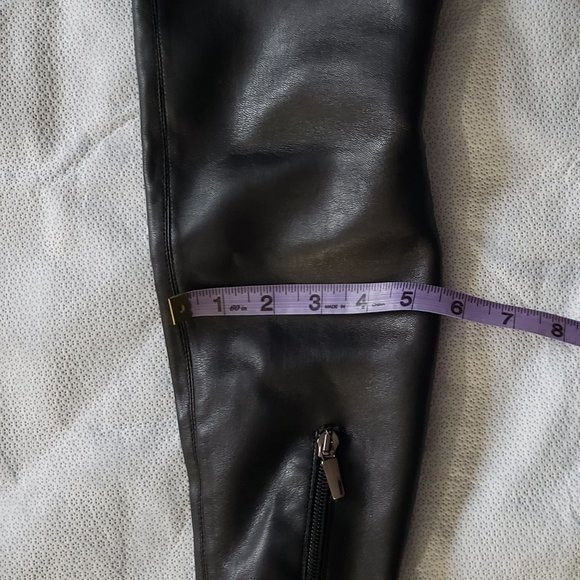 Over-The-Knee Leather Boots - Picture 9 of 16